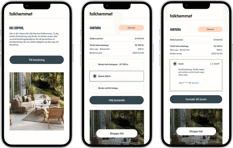 Avardas checkout i Folkhemmets butik