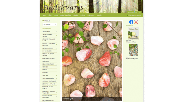 Skärmdump av Andekvarts